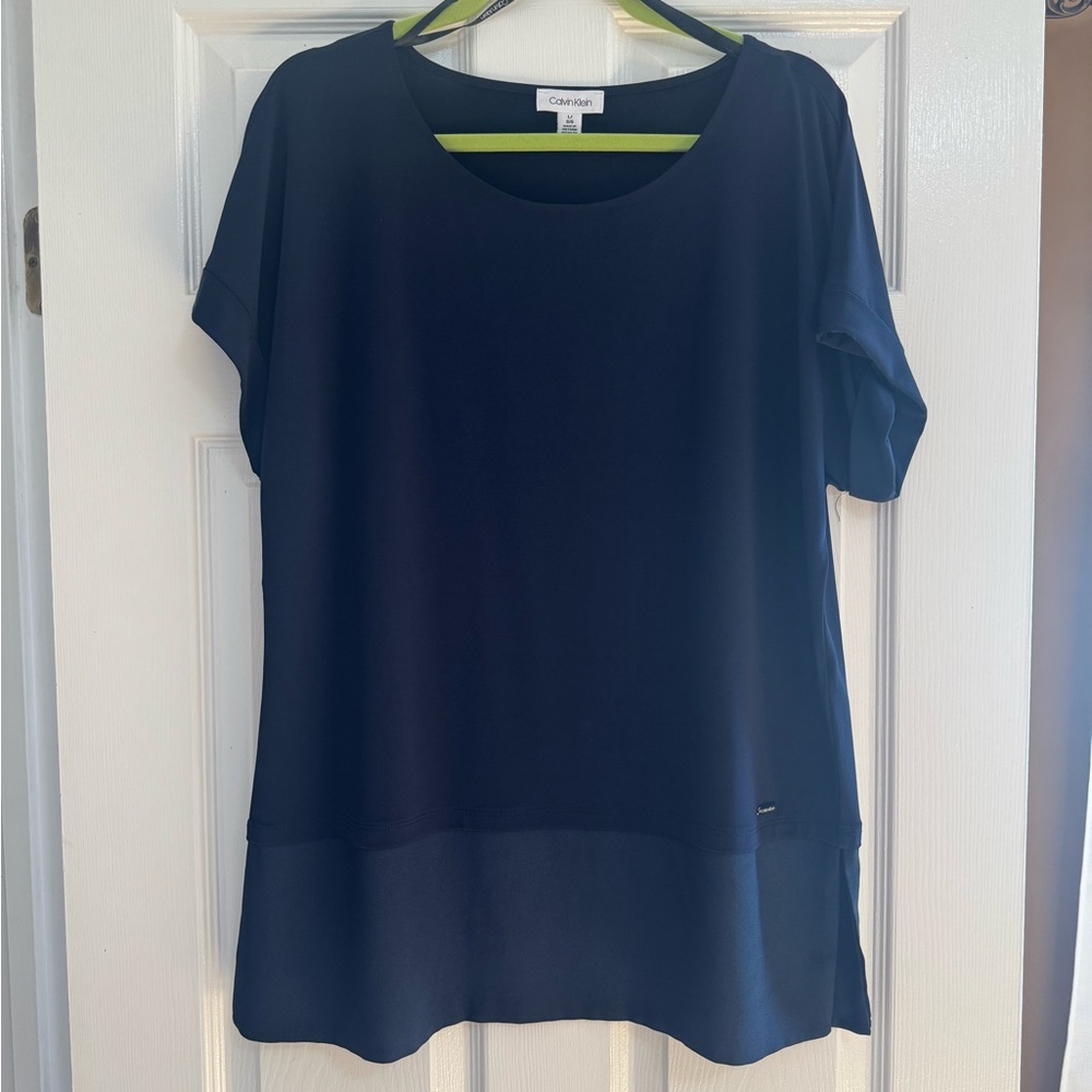 Calvin Klein Women's Navy Top